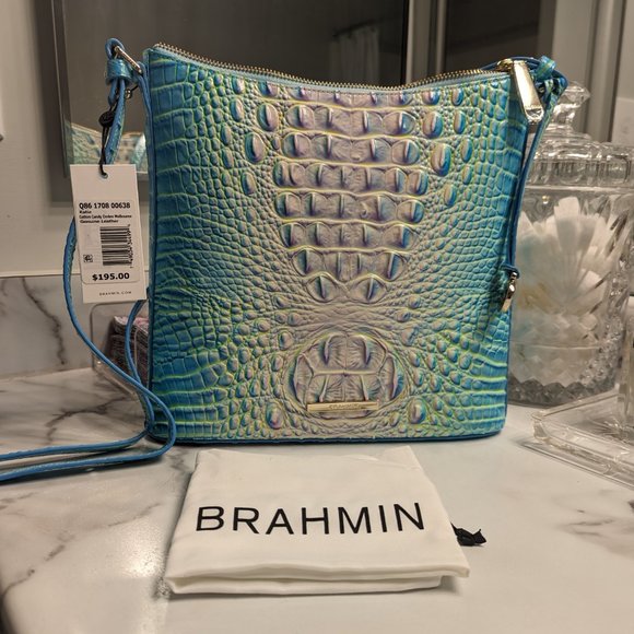 Brahmin Handbags - BRAHMIN Ombre Melbourne Katie Crossbody Cotton Candy Brand New